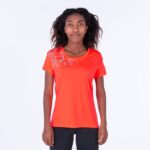 Joma 82P4R1977 نيون المرجان قميص قصير الأكمام النخبة الثامن نحيف - Image 2