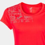 Joma 82P4R1977 نيون المرجان قميص قصير الأكمام النخبة الثامن نحيف - Image 3