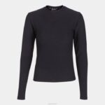 Joma 82P4R1991 أسود تنفس قميص طويل الأكمام نحيف - Image 3