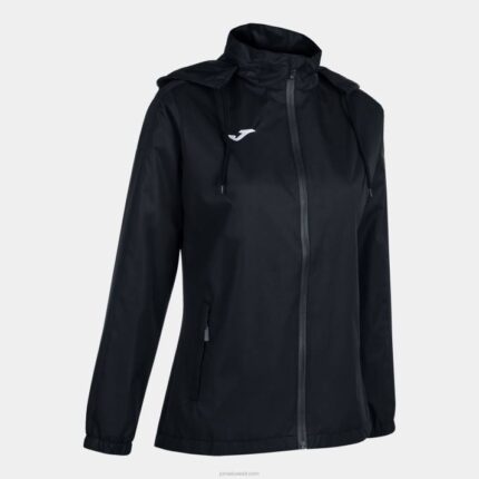 Joma 82P4R1994 أسود سترة المطر trivor نحيف