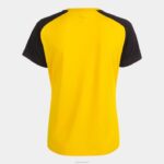 Joma 82P4R1999 أصفر أسود قميص بأكمام قصيرة أكاديمية رابعا نحيف - Image 2