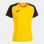 Joma 82P4R1999 أصفر أسود قميص بأكمام قصيرة أكاديمية رابعا نحيف - Image 3