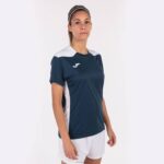 Joma 82P4R2002 الأزرق الداكن الأبيض بطولة قميص قصير الأكمام سادسا نحيف - Image 2