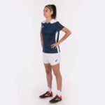 Joma 82P4R2002 الأزرق الداكن الأبيض بطولة قميص قصير الأكمام سادسا نحيف - Image 4