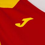 Joma 82P4R2007 احمر اصفر قميص قصير الأكمام سجل الثاني نحيف - Image 3