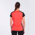 Joma 82P4R2012 نيون المرجان الأسود قميص قصير الأكمام سجل الثاني نحيف - Image 3