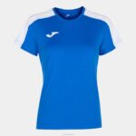 Joma 82P4R2013 أزرق ملكي أبيض أكاديمية قميص بأكمام قصيرة iii نحيف
