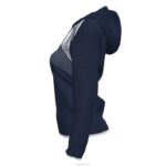 Joma 82P4R2018 الأزرق الداكن الأبيض سوبر نوفا II سترة مقنعين نحيف - Image 3