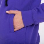 Joma 82P4R2019 أرجواني أسود أبيض طاقم سترة مقنعين رابعا نحيف - Image 6