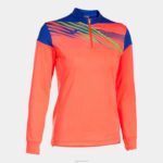 Joma 82P4R2020 نيون المرجان الأزرق الملكي قميص من النوع الثقيل النخبة x نحيف