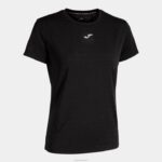 Joma 82P4R2025 أسود قميص قصير الأكمام r-night نحيف