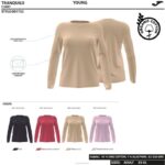 Joma 82P4R2038 لون القرنفل قميص بأكمام طويلة دافني نحيف - Image 4