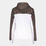 Joma 82P4R2040 أبيض وردي كاكي دافني سترة مقنعين نحيف - Image 6