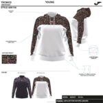 Joma 82P4R2040 أبيض وردي كاكي دافني سترة مقنعين نحيف - Image 7