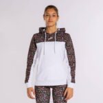 Joma 82P4R2040 أبيض وردي كاكي دافني سترة مقنعين نحيف - Image 8