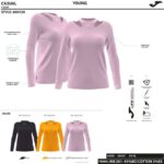 Joma 82P4R2048 البرتقالي قميص بأكمام طويلة دافني نحيف - Image 8