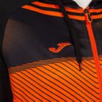 Joma 82P4R2055 برتقالي أسود سوبر نوفا II سترة مقنعين نحيف - Image 3