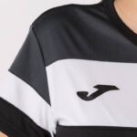 Joma 82P4R2056 أسود أبيض رمادي غامق قميص بأكمام قصيرة طاقم رابعا نحيف - Image 4