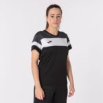 Joma 82P4R2056 أسود أبيض رمادي غامق قميص بأكمام قصيرة طاقم رابعا نحيف - Image 5