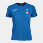 Joma 82P4R2058 الأزرق الملكي قميص الاتحاد الايطالى للتنس كم قصير نحيف - Image 2
