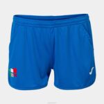 Joma 82P4R2059 الأزرق الملكي شورت الاتحاد الايطالى للتنس نحيف