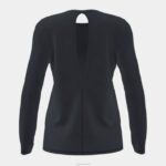 Joma 82P4R2064 أسود قميص طويل الأكمام عضوي نحيف - Image 3