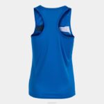 Joma 82P4R2067 الأزرق الملكي الأزرق الداكن الأبيض بلا أكمام تي شيرت المحكمة نحيف - Image 3