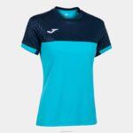 Joma 82P4R2082 الفلورسنت الفيروز الأزرق الداكن قميص قصير الأكمام مونتريال نحيف