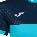 Joma 82P4R2082 الفلورسنت الفيروز الأزرق الداكن قميص قصير الأكمام مونتريال نحيف - Image 3