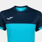 Joma 82P4R2082 الفلورسنت الفيروز الأزرق الداكن قميص قصير الأكمام مونتريال نحيف - Image 4