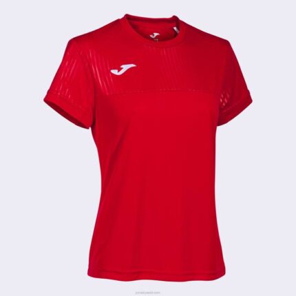 Joma 82P4R2083 أحمر قميص قصير الأكمام مونتريال نحيف