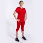 Joma 82P4R2083 أحمر قميص قصير الأكمام مونتريال نحيف - Image 6