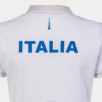 Joma 82P4R2092 أبيض قميص بولو قصير الاكمام الاتحاد الايطالي للتنس نحيف - Image 4