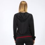 Joma 82P4R2097 أسود أحمر سوبرنوفا سترة مقنعين نحيف - Image 2