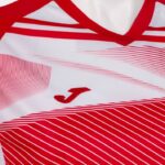 Joma 82P4R2098 احمر ابيض قميص بأكمام قصيرة سوبر نوفا الثاني نحيف - Image 3