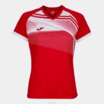 Joma 82P4R2098 احمر ابيض قميص بأكمام قصيرة سوبر نوفا الثاني نحيف - Image 5