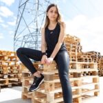 Joma 82P4R2105 أسود لباس ضيق طويل الشارع الحضري نحيف - Image 4