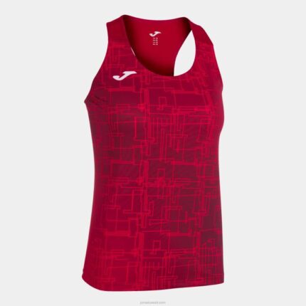 Joma 82P4R2117 أحمر النخبة من الدبابات الثامن نحيف