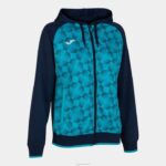 Joma 82P4R2119 الأزرق الداكن الفيروز الفلوريسنت سترة سوبرنوفا مقنعين III نحيف