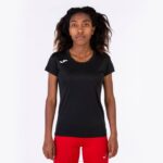 Joma 82P4R2127 أسود قميص قصير الأكمام سجل الثاني نحيف - Image 2