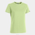 Joma 82P4R2128 أخضر قميص قصير الاكمام صحراوي نحيف