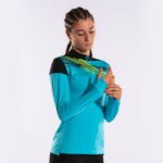 Joma 82P4R2131 الفلورسنت الفيروز الأسود قميص من النوع الثقيل النخبة x نحيف - Image 4