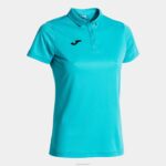 Joma 82P4R2135 الفيروز الفلوري قميص بولو قصير الأكمام هواية نحيف