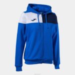 Joma 82P4R2136 الأزرق الملكي الأزرق الداكن الأبيض طاقم سترة مقنعين v نحيف