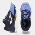 Joma 82P4R2156 الأزرق الداكن الأزرق الملكي أحذية الكرة الطائرة v.block 23 نحيف - Image 4