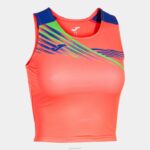Joma 82P4R2164 نيون المرجان الأزرق الملكي النخبة في أعلى الخزان x نحيف