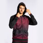 Joma 82P4R217 بورجوندي أسود جاكيت بغطاء رأس Tiger v رجال - Image 3