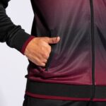 Joma 82P4R217 بورجوندي أسود جاكيت بغطاء رأس Tiger v رجال - Image 9