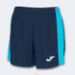Joma 82P4R2198 الأزرق الداكن الفيروز الفلوريسنت شورت ماكسي نحيف