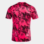Joma 82P4R219 نيون وردي أسود قميص قصير الأكمام أسد رجال - Image 2